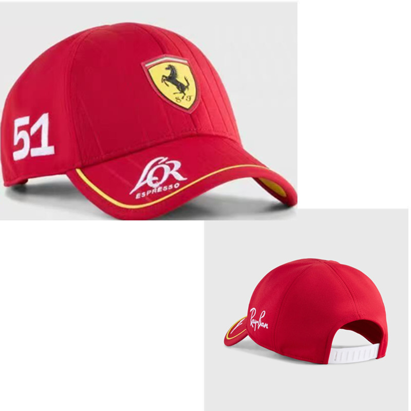 Embroidered F1 Racing Car Baseball Hat Cap foe Ferrari Puma Netby