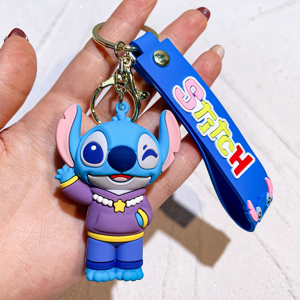 Animation Stitch Keychain Keyring Netby