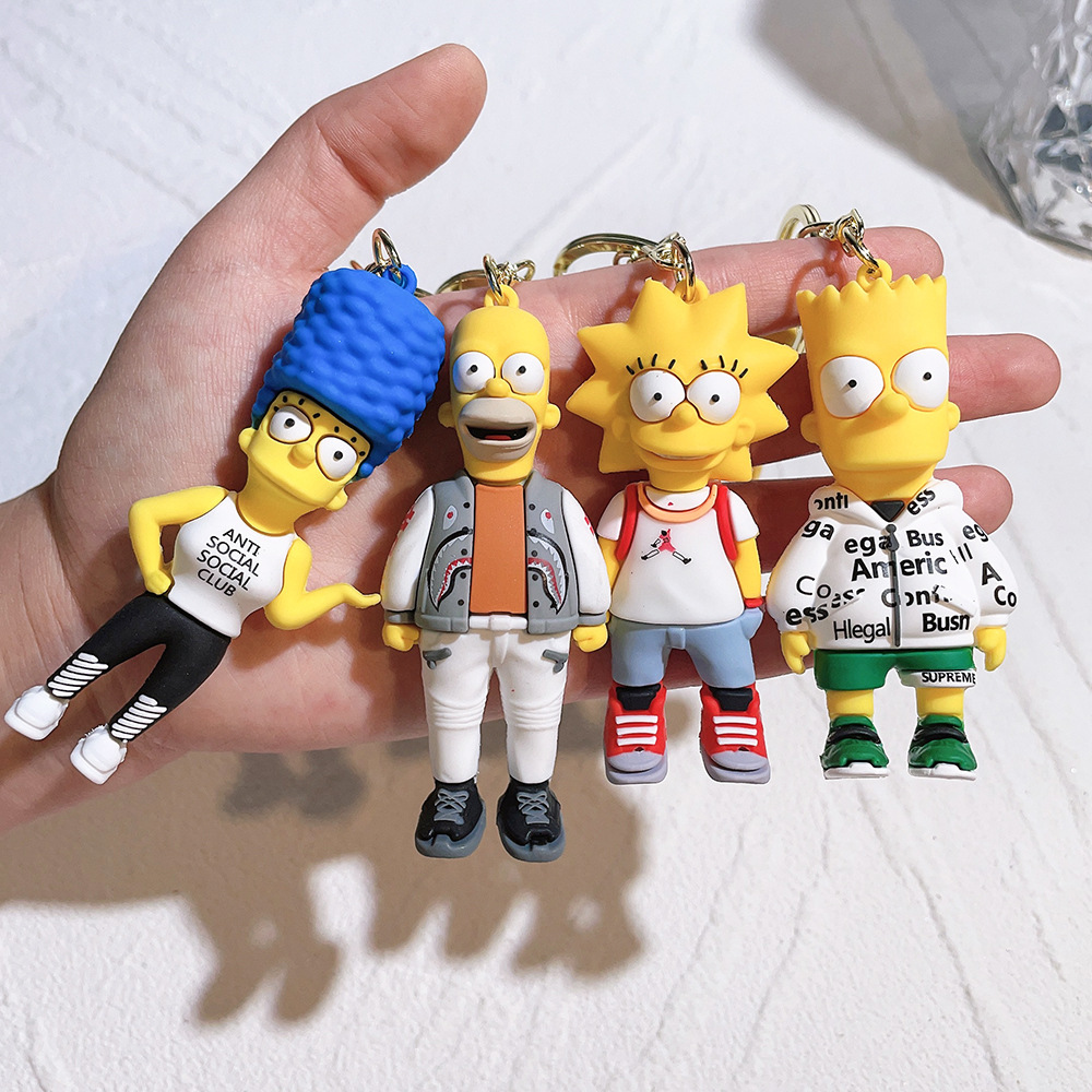 Animation The Simpsons Keychain Keyring Netby
