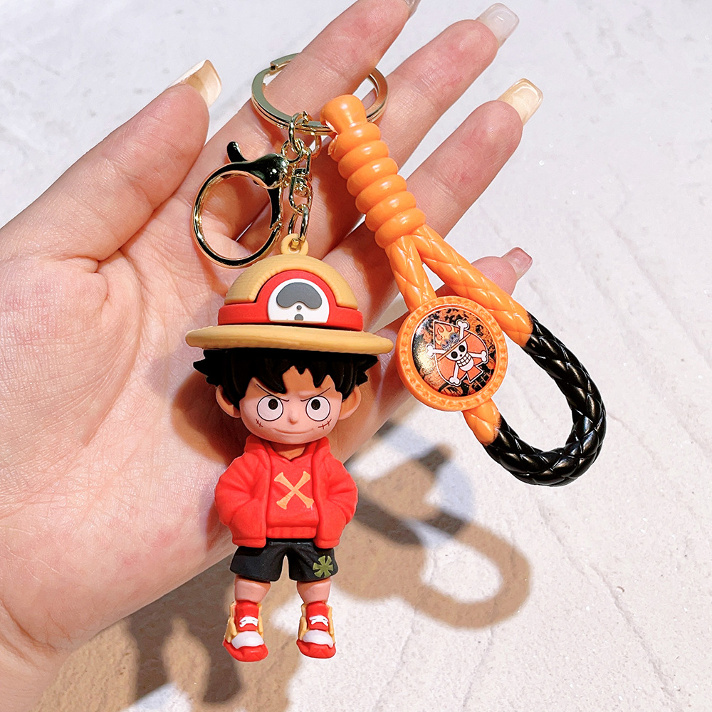 PVC Animation One Piece Keychain Keyring Netby
