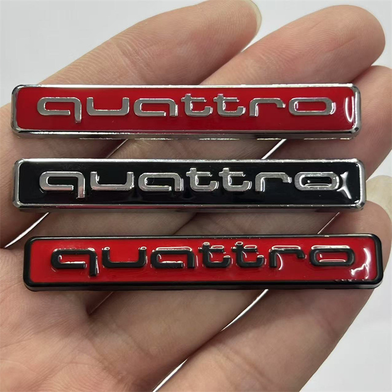 Metal Quattro Car Emblem Badge Audi Netby
