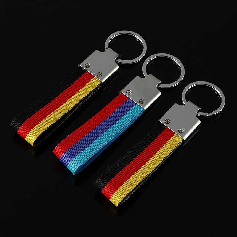 3 Strip Car Logo Keychain Keyring Keyfob for BMW M Benz AMG Audi Sline Netby