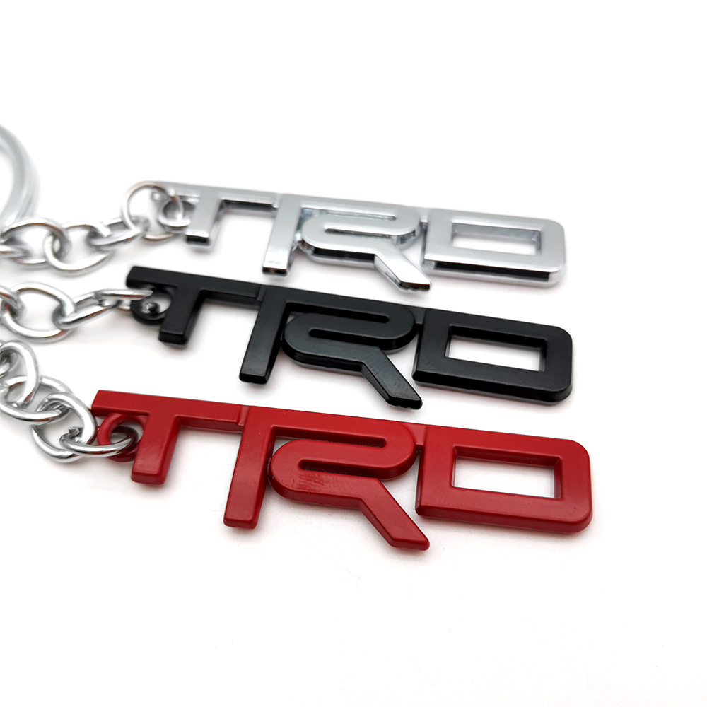 Metal Toyota TRD Car Keychain Keyring Keyfob Netby