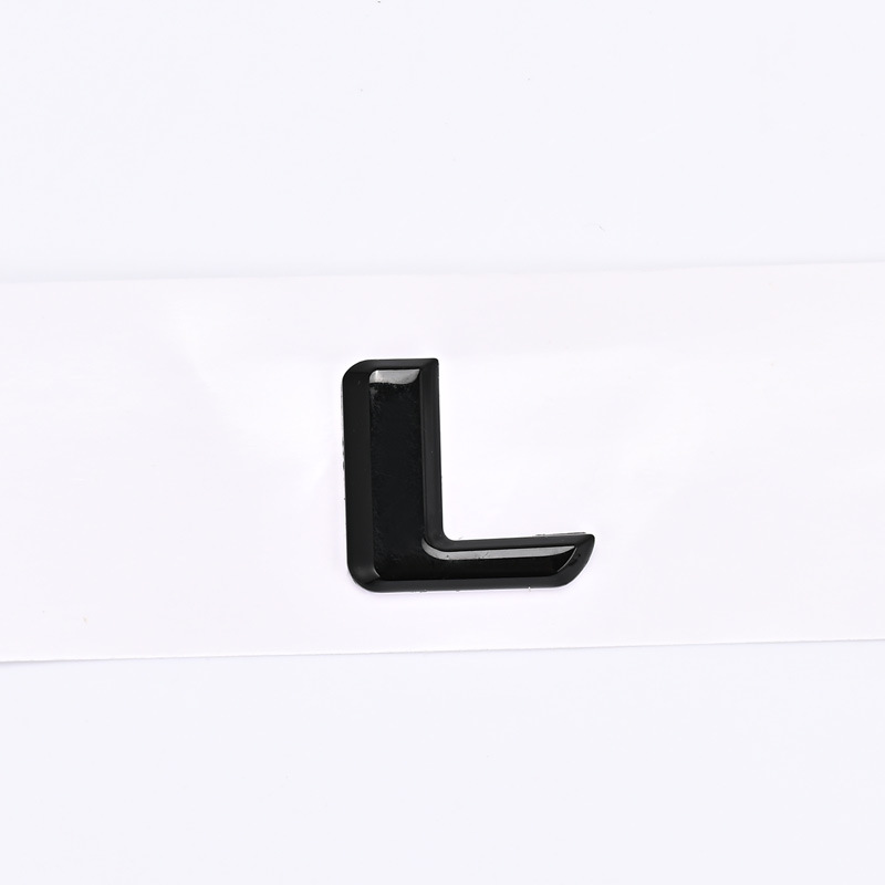 ABS Plastic 1 2 3 4 5 6 8 0 C D E G I K L M R S Letter Car Sticker for Mercedes Benz Trunk Tail Netby