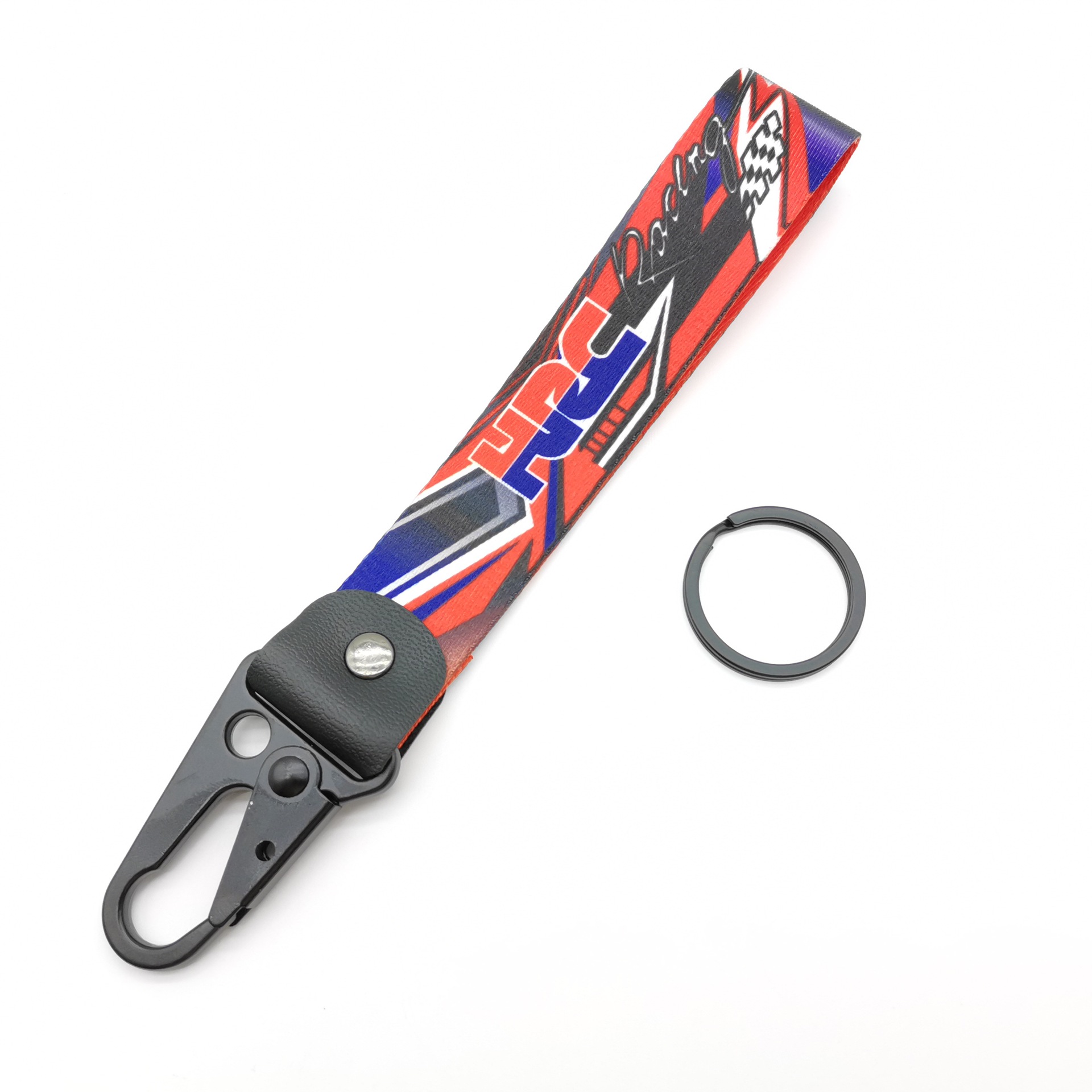 Motorbike Logo Emblem Bagde Eagle Buckle Wrist Strap Keychain Keyring Netby