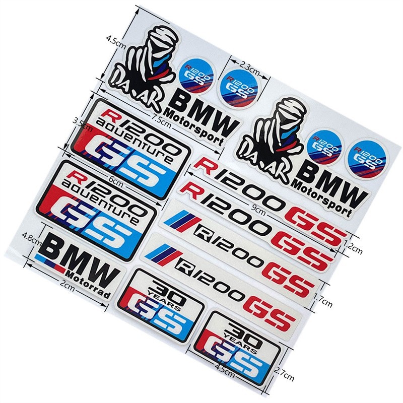 Motorcycle Motorbike Anti Water Sticker for BMW M Power Motorrad GS Netby