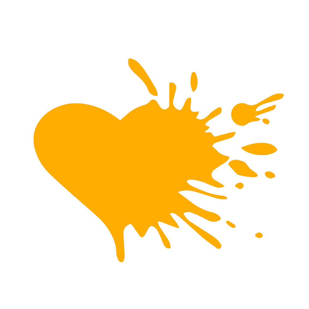 Reflective Heart Car Sticker Netby