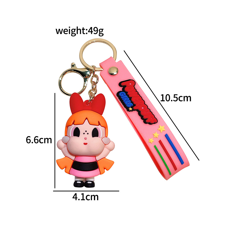 Animation The Powerpuff Girls Keychain Keyring Netby
