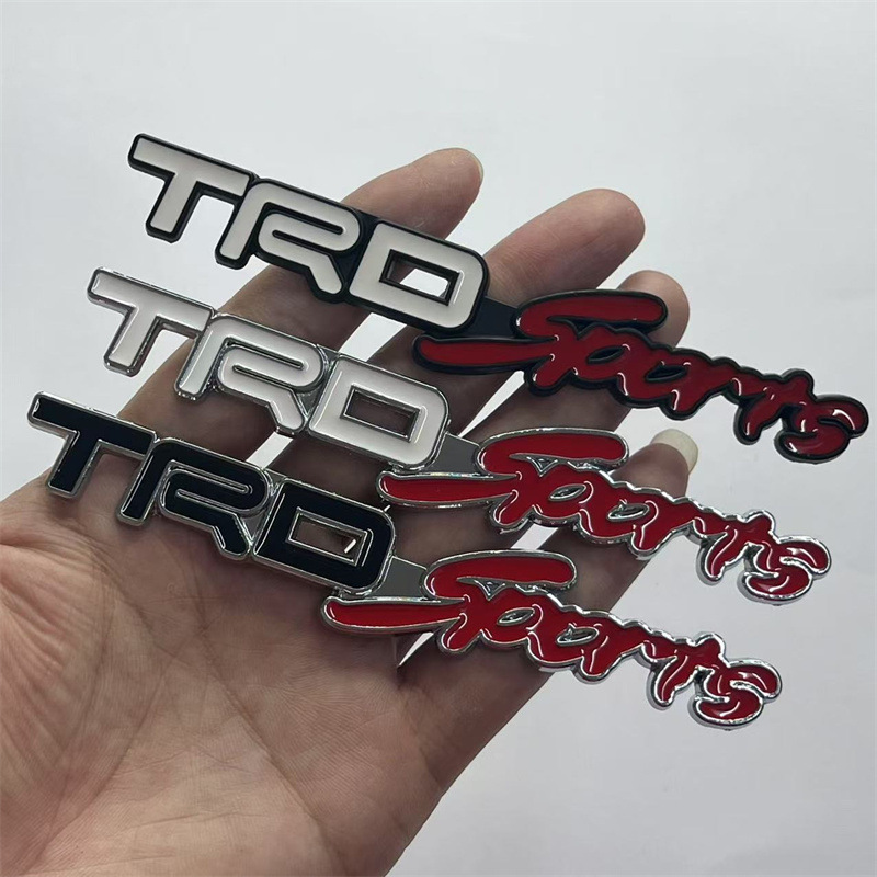 Metal TOYOTA TRD Sports Car Emblem Badge Netby