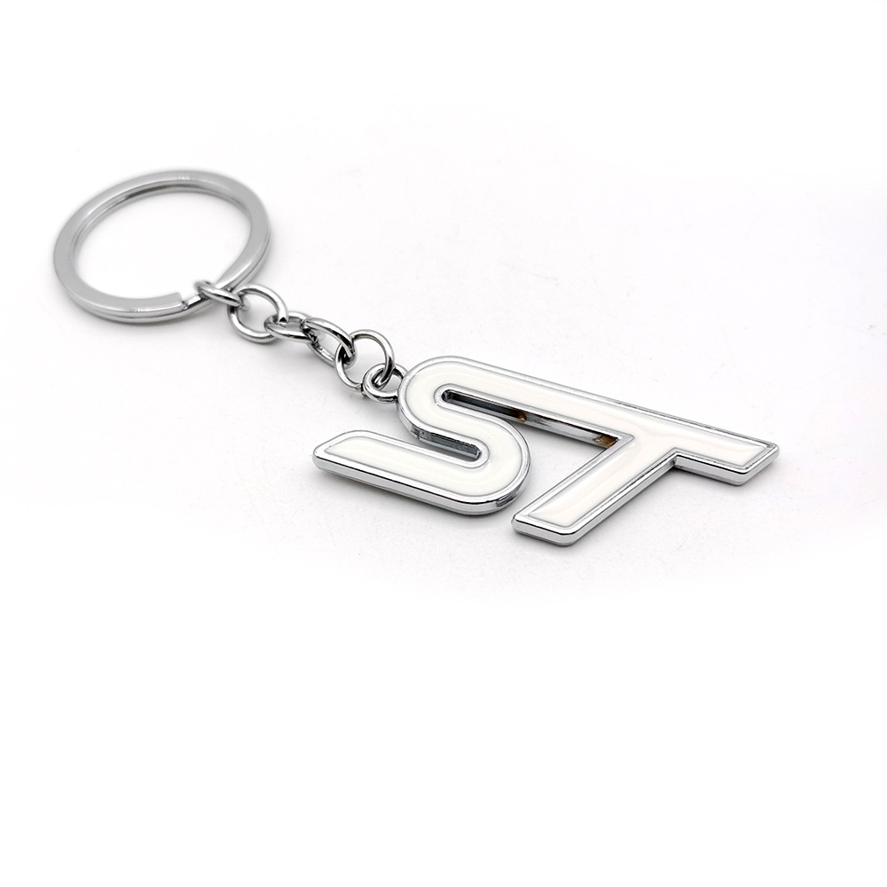 Metal Ford ST Car Keychain Keyring Keyfob