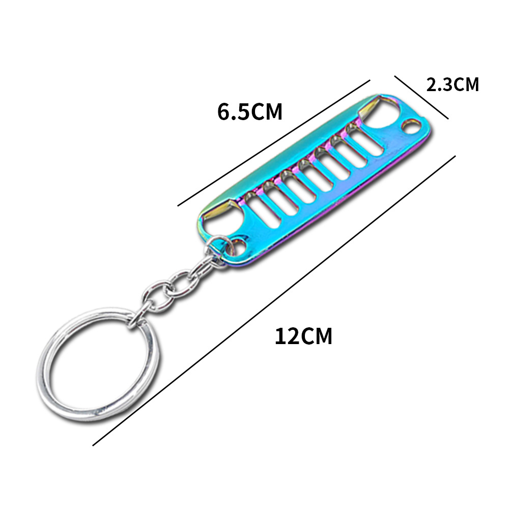 Metal JEEP Wrangler Car Keychain Keyring Keyfob Netby
