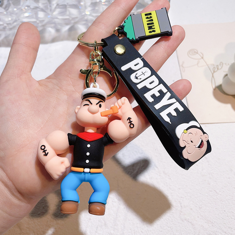 Animation Popeye the Sailor Keychain Keyring  Netby
