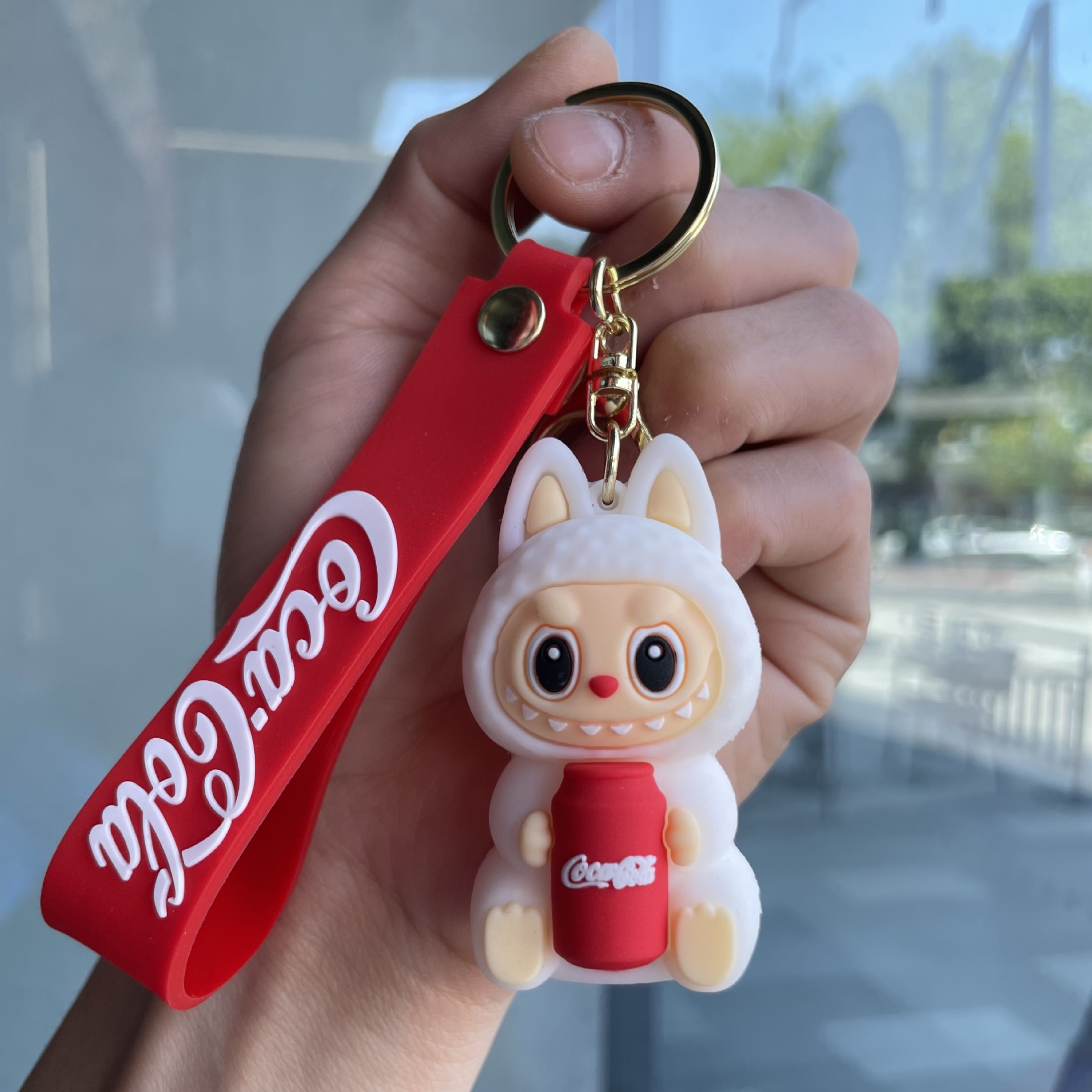 POPMART LABUBU Keychain Keyring Netby