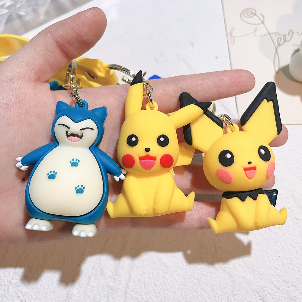 Animation Movie Video Game Pokemon Pikachu Keychain Keyring Netby