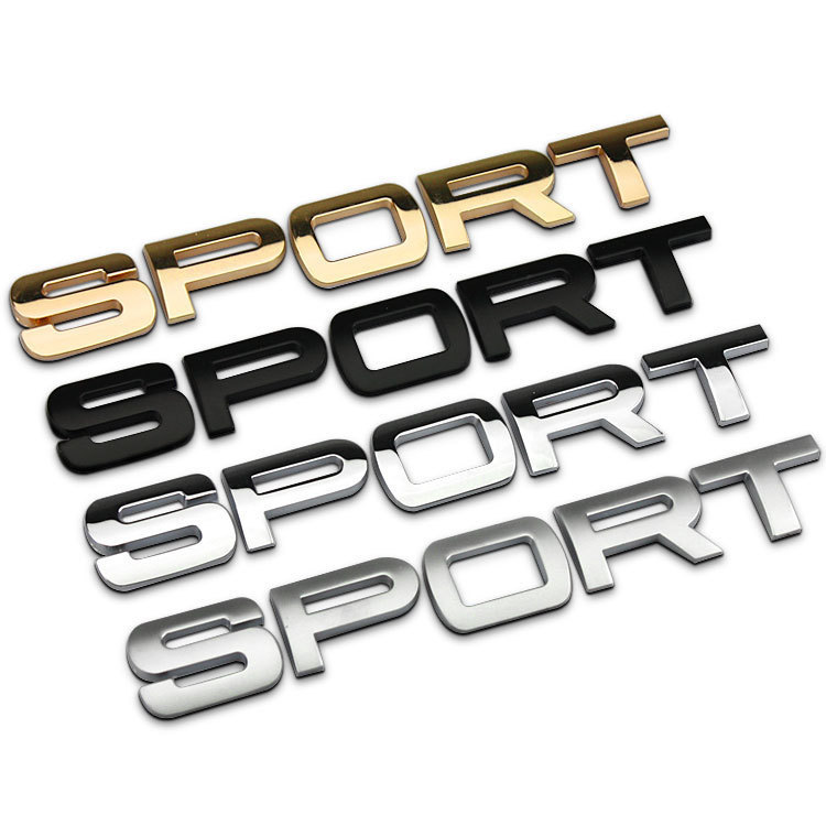 16*2.3cm Metal Land Range Rover SPORT Car Sticker Emblem Badge Netby