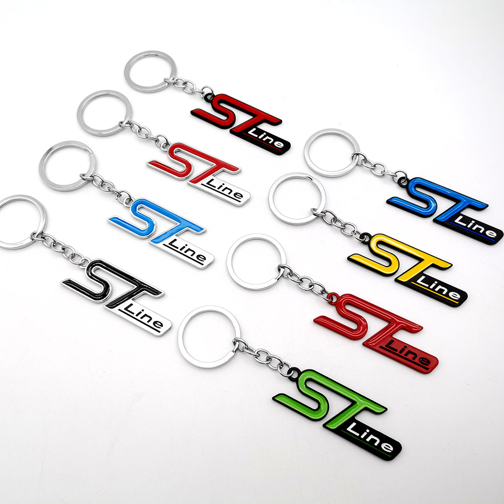 ST Line Metal Car Keyring Keychain Keyfob Ford Mondeo Netby
