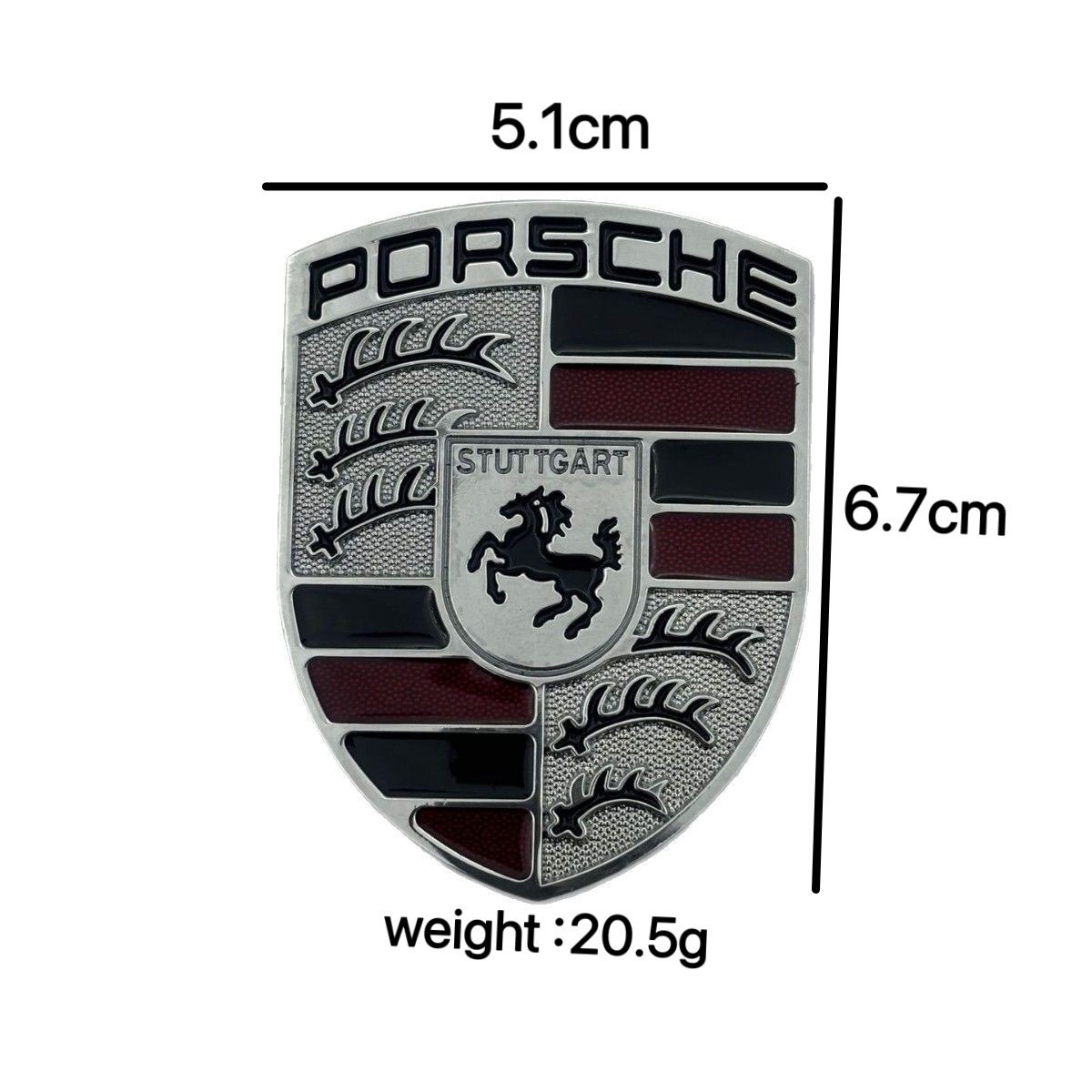 Metal Car Sticker for Lamborghini Ferrari Porsche Netby