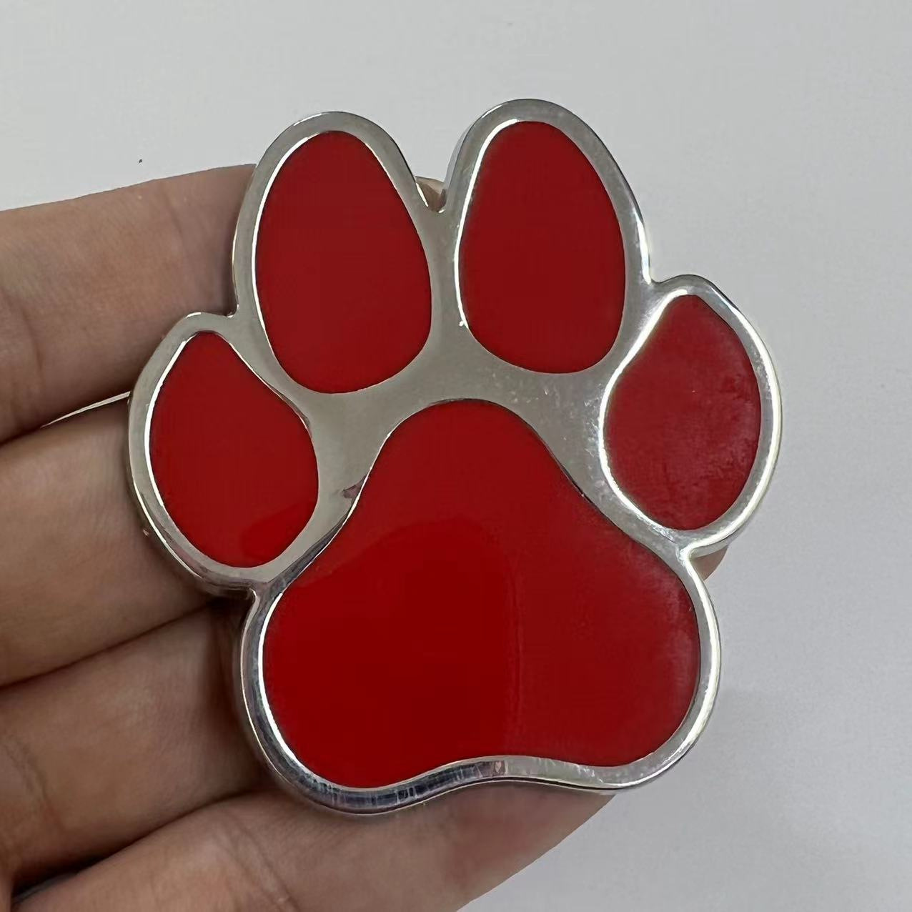 Metal Bear Paw Car Sticker Netby