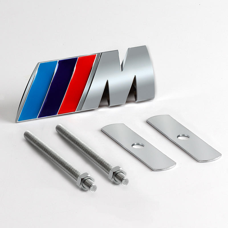Metal BMW MPOWER Car Grille Emblem Badge for M3 M5 M6 Netby