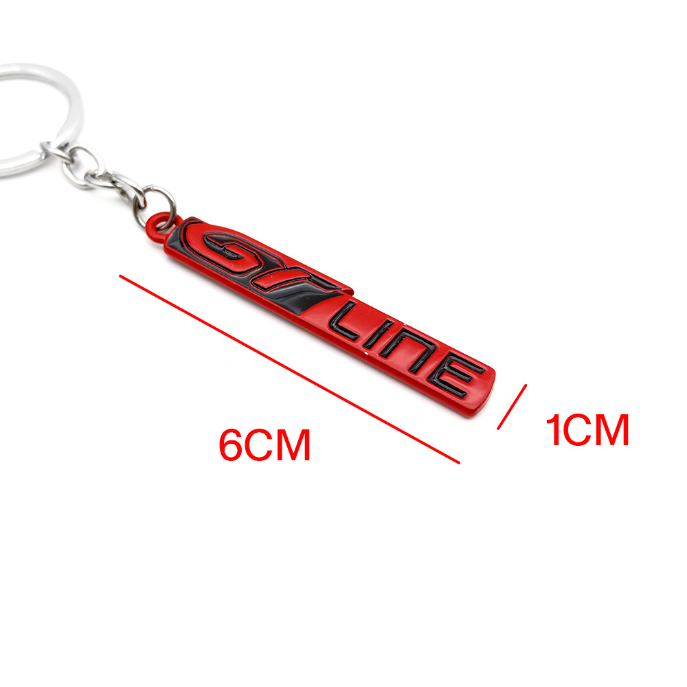 Metal Peugeot GTLINE Car Keychain Keyring Keyfob Netby