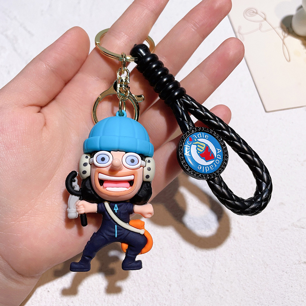 PVC Animation One Piece Keychain Keyring Netby