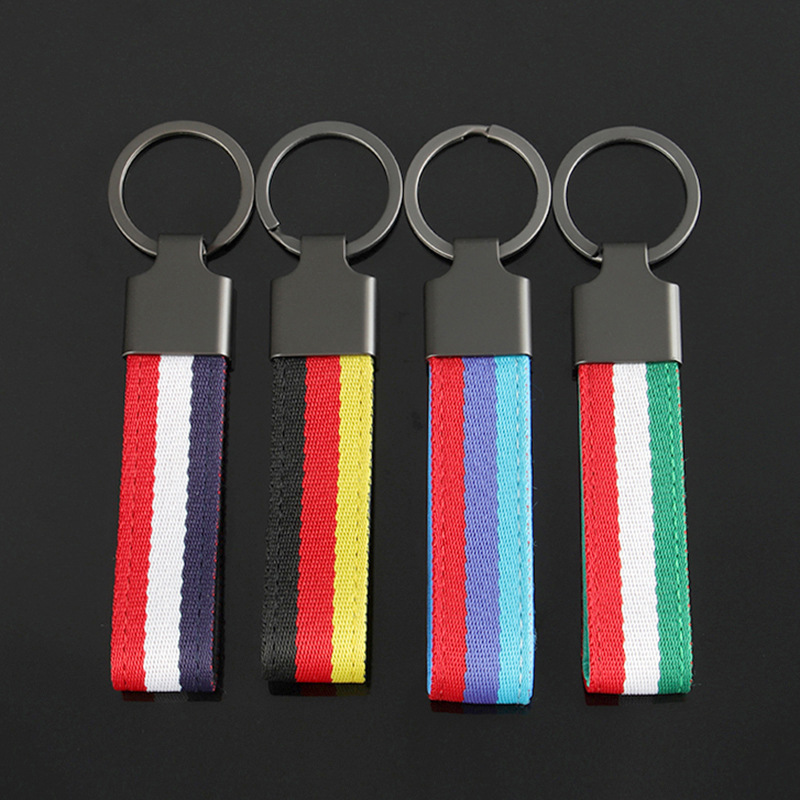 Italy Germany National Flag Car Logo Keychain Keyring Keyfob for BMW Netby