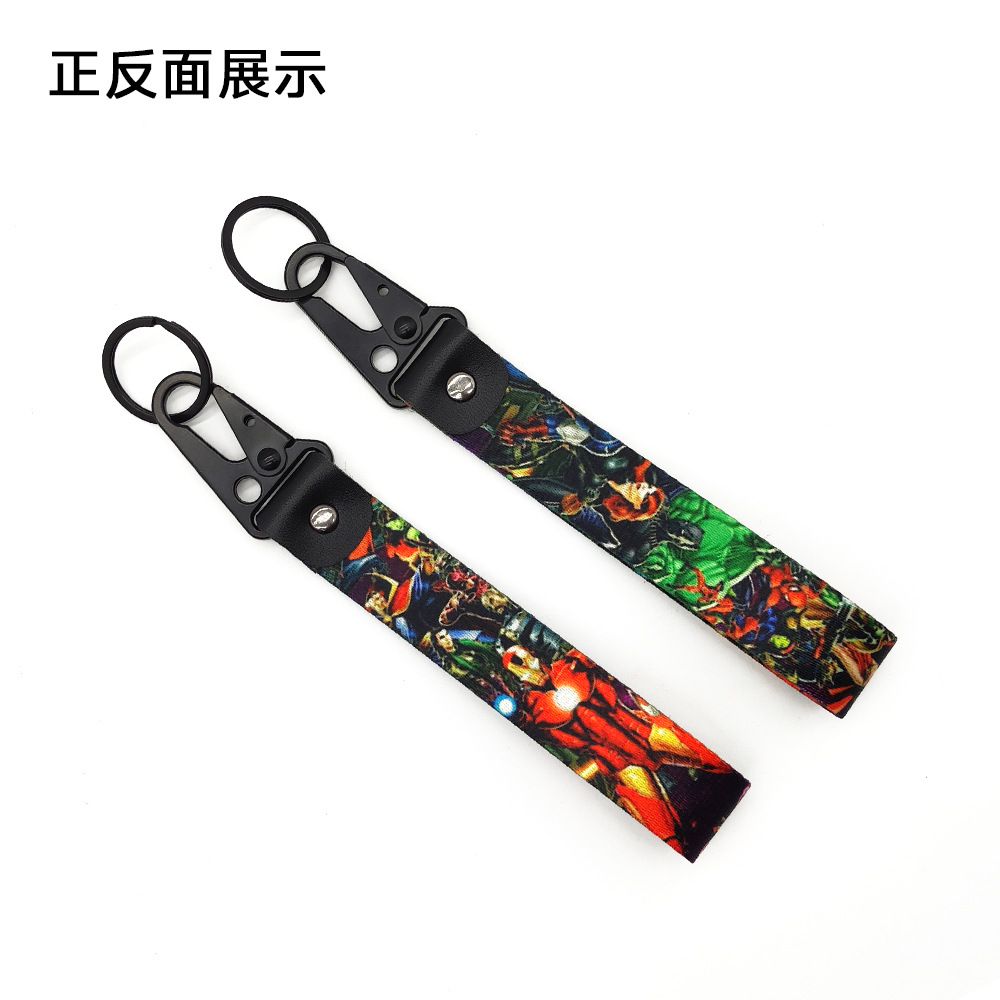Movie The Avengers Character Keychain Keyring Keyfob Ironman Spiderman Deadpool Netby