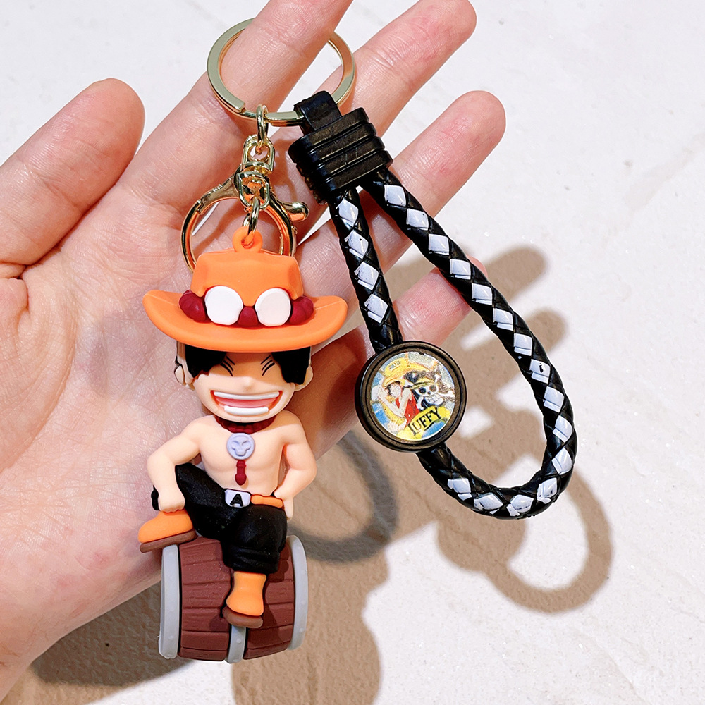 PVC Animation One Piece Keychain Keyring Netby