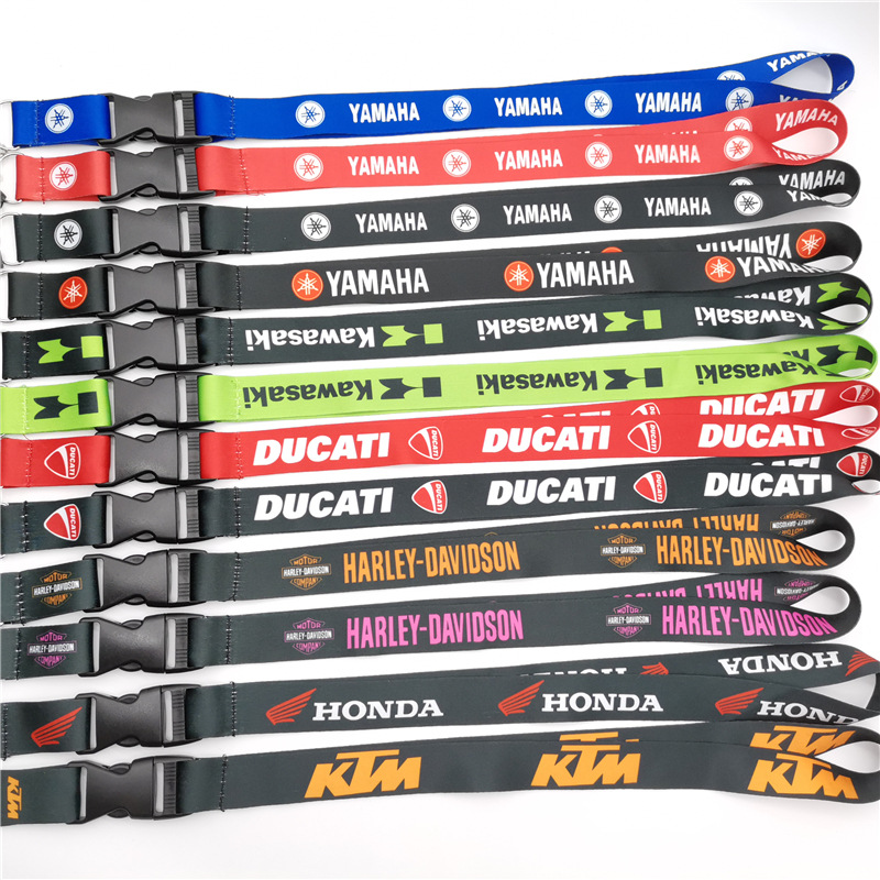 54*2.5cm Motorbike Logo Emblem Badge Lanyard Netby