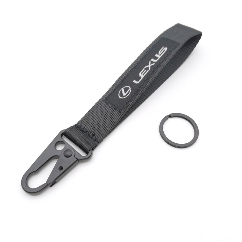 Car Logo Emblem Wrist Strap Keychain Keyring Keyfob for Honda Toyota Nissan Mitsubishi Netby