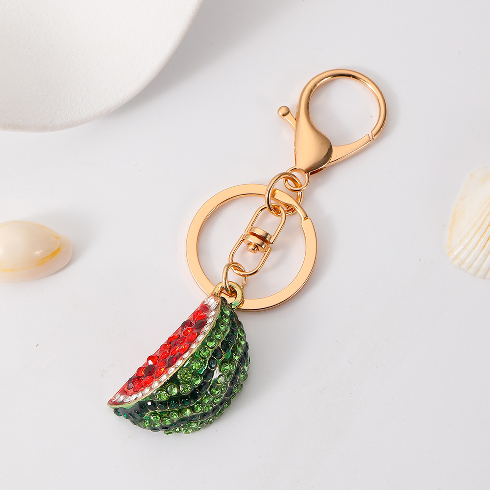 Rhinestone Watermelon Keychain Keyring Netby