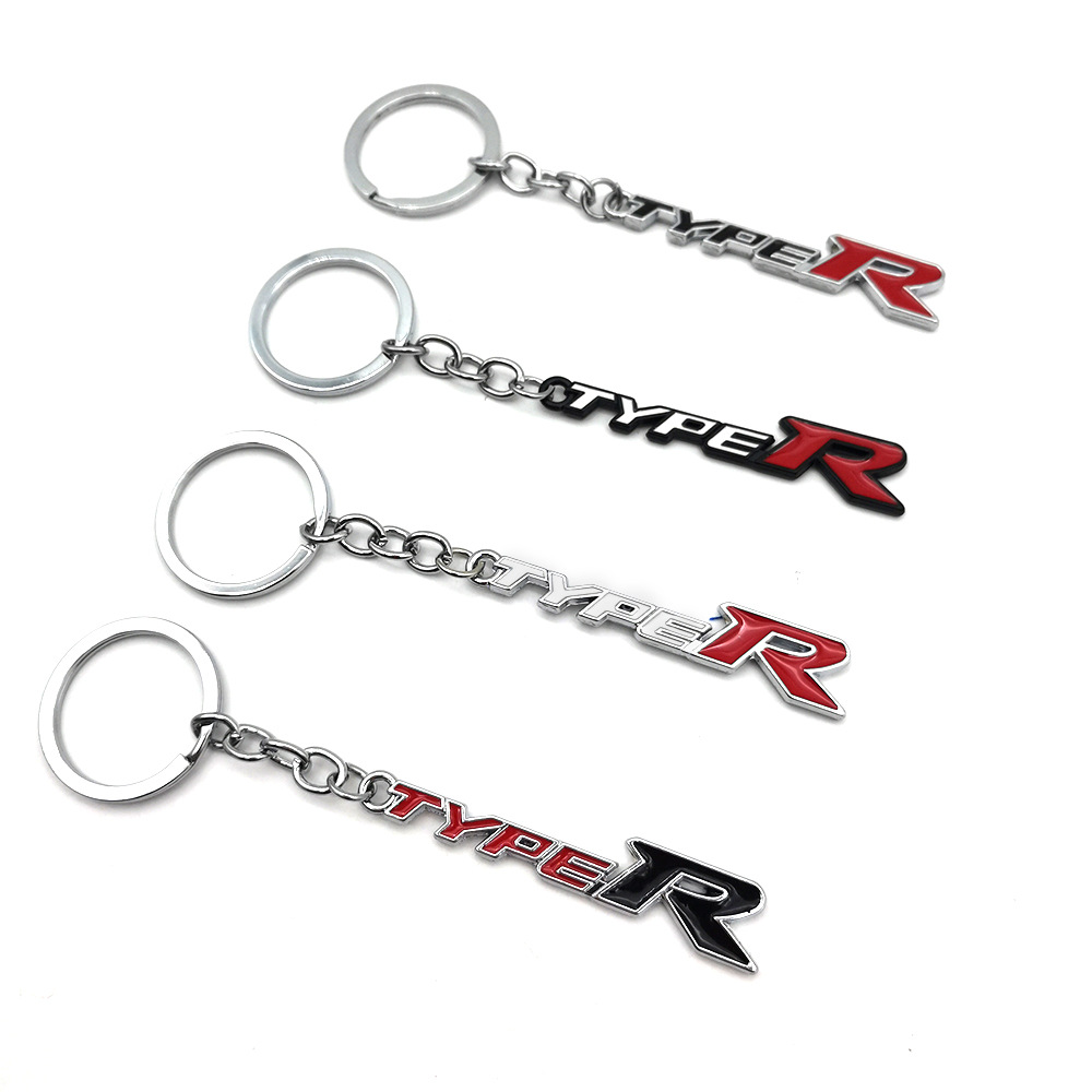 Metal TYPE R Car Keyring Keychain Keyfob for Honda CIVIC Netby