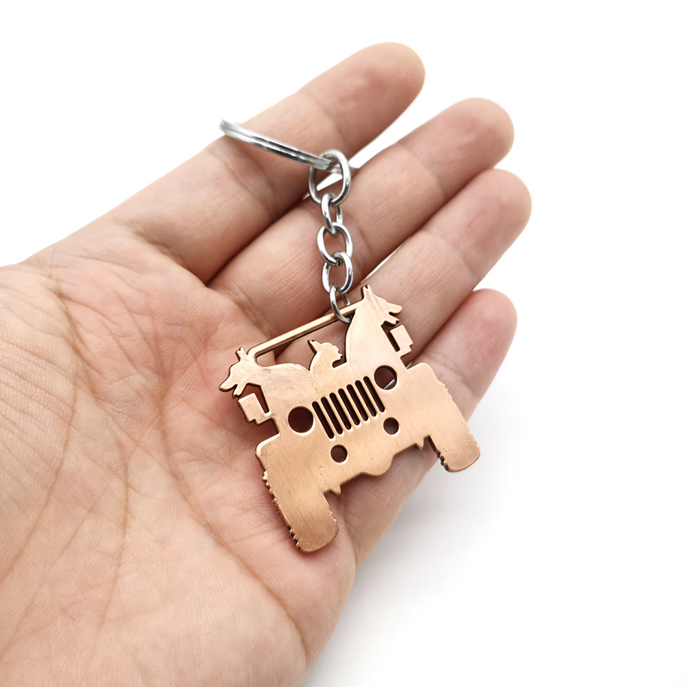 Metal Jeep Wrangler Keychain Keyring Keyfob Netby