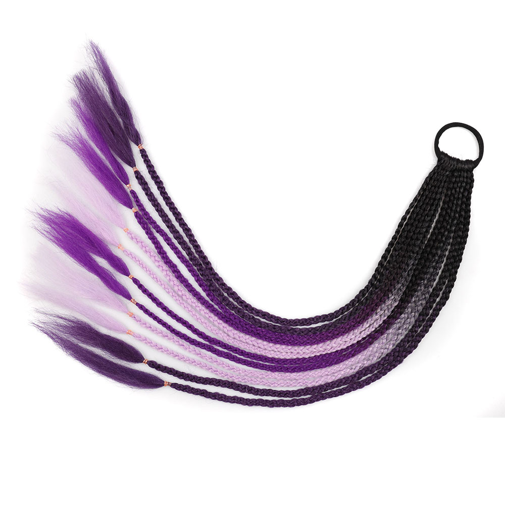 60cm Synthetic Braided Ponytail High Temperature Fiber WIGLTD