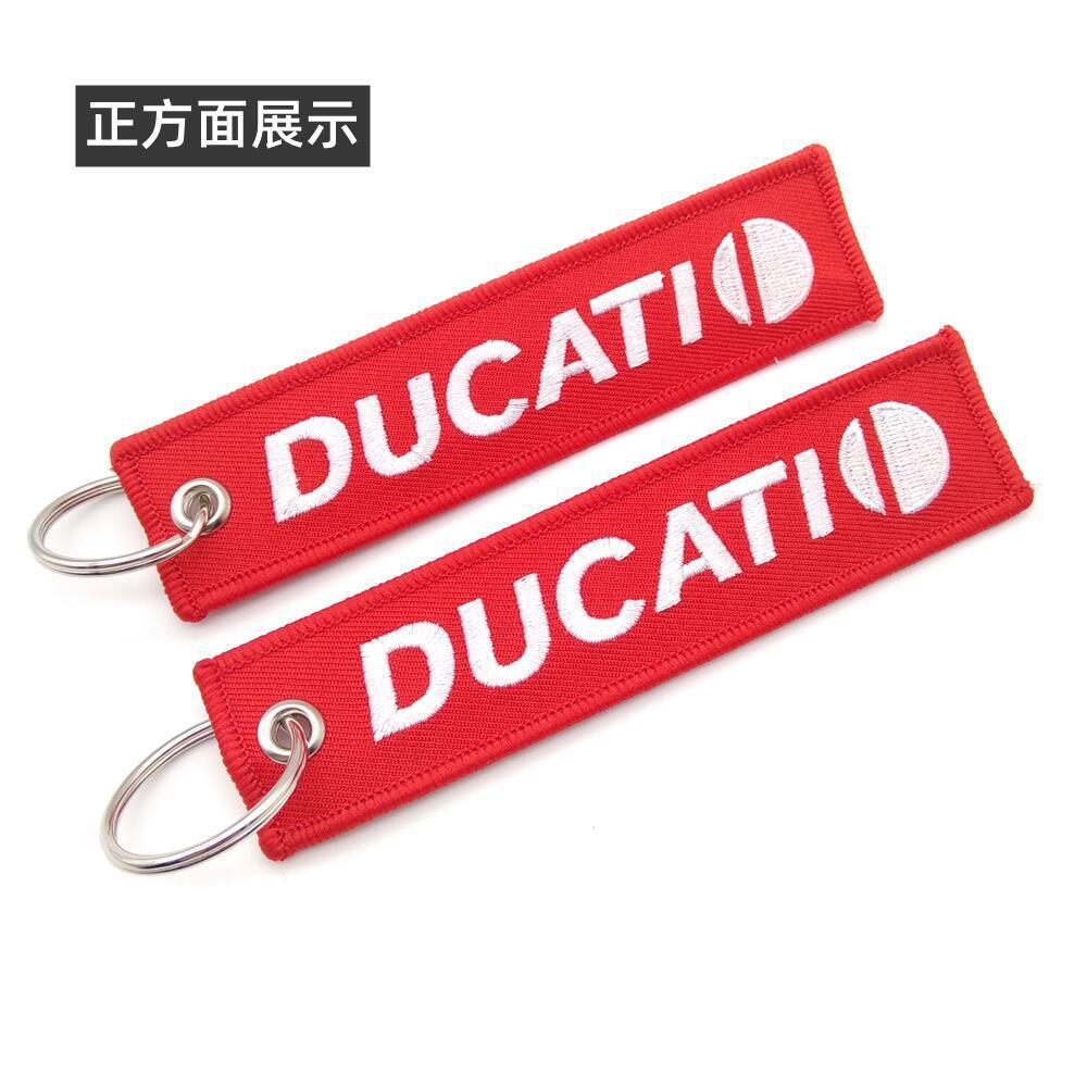 DUCATI Eagle Buckle Motorbike Motorcycle Keyring Keychain Keyfob Wrist Strap Netby