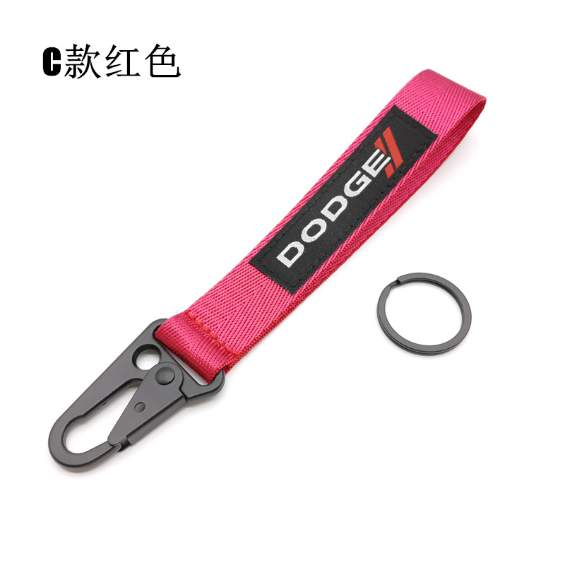 Eagle Buckle Wrist Strap Car Keychain Keyring Keyfob for Jeep Dodge Chevrolet GMC TESLA Ford Mustang Cadillac Nissan Netby