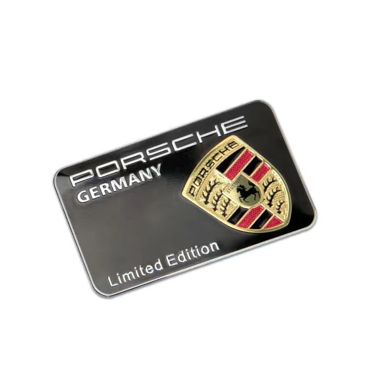 Alluminium Alloy Porsche Car Sticker Netby