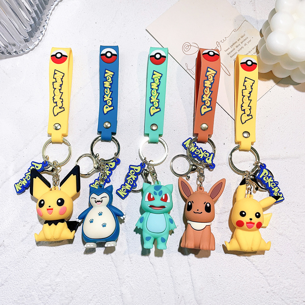 Animation Movie Video Game Pokemon Pikachu Keychain Keyring Netby