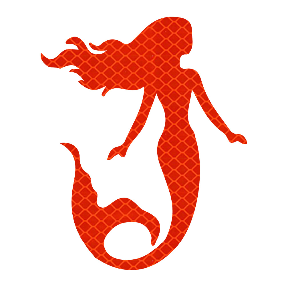 Mermaid Reflective Car Sticker Netby