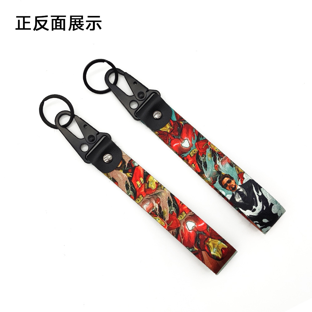 Movie The Avengers Character Keychain Keyring Keyfob Ironman Spiderman Deadpool Netby