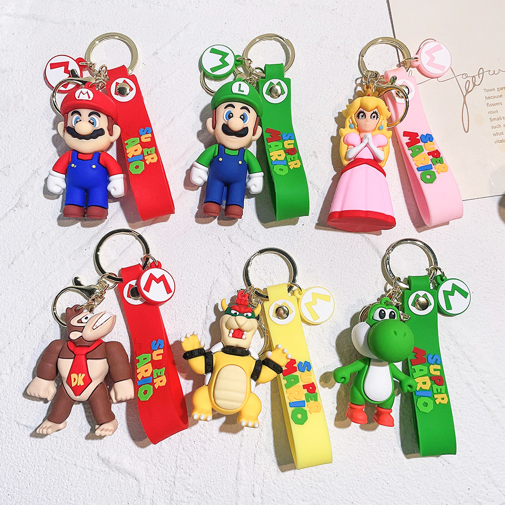 Video Game Super Mario Keychain Keyring Netby