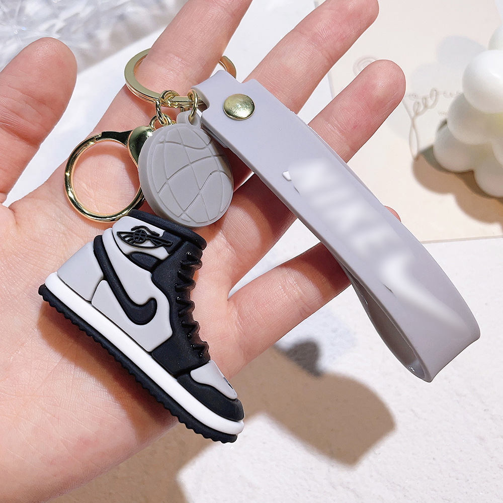 PVC Sports Game Nike AJ Shoe Keychain Keyring Netby