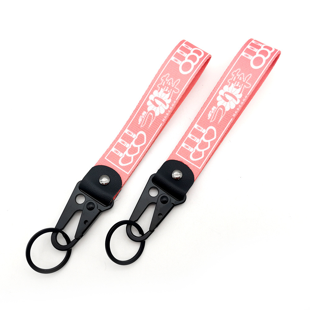 JDM Pink Eagle Buckle Keyring Keychain Keyfob Wrist Strap Netby