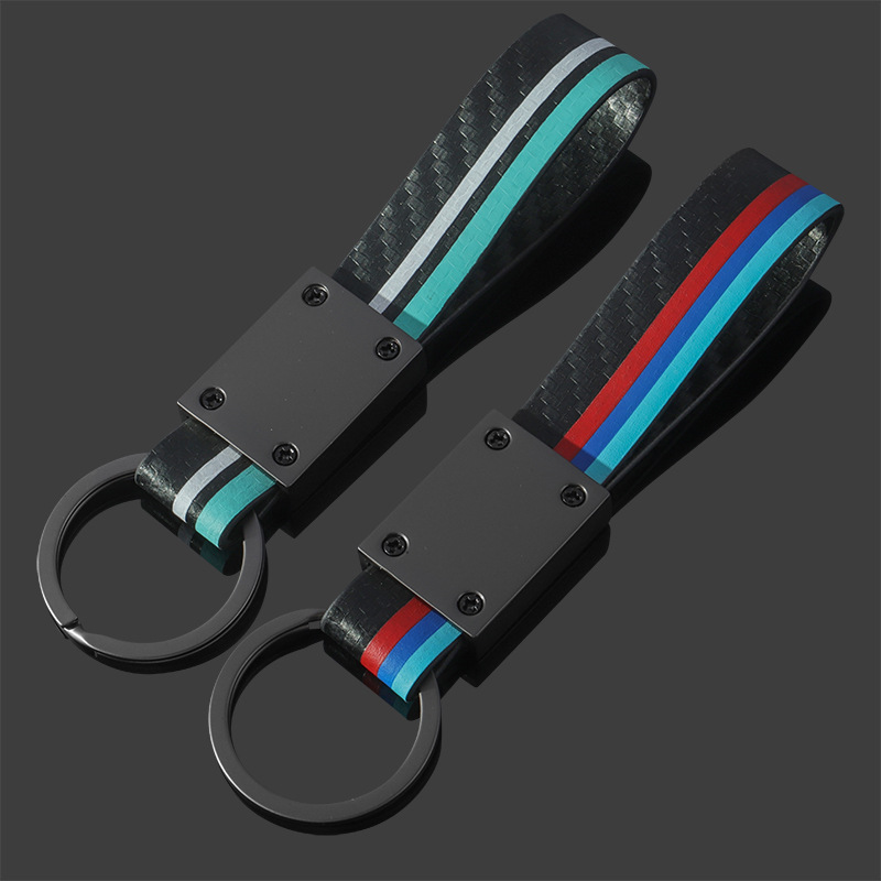 3 Strip Car Keychain Keyring Keyfob for BMW M Benz AMG Netby
