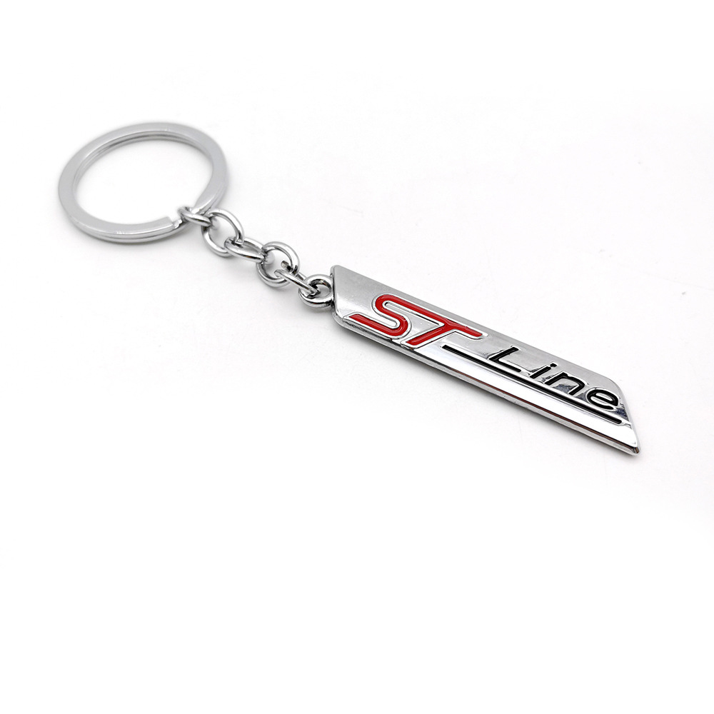 Metal Ford Mondeo Focus ST Line Car Keychain Keyring Keyfob Netby