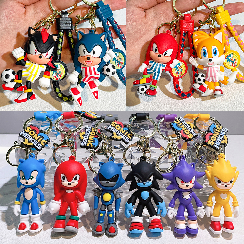 Animation Sonic the Hedgehog Keychain Keyring