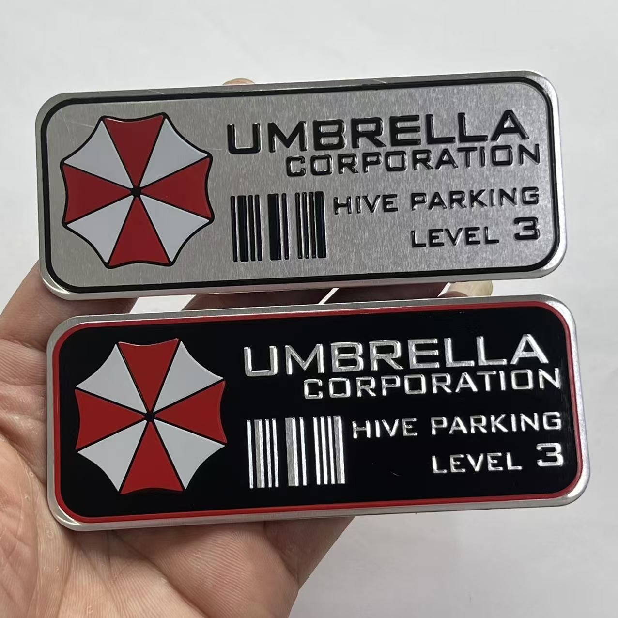 Aluminum Alloy Resident Evil Umbrella Car Sticker Netby