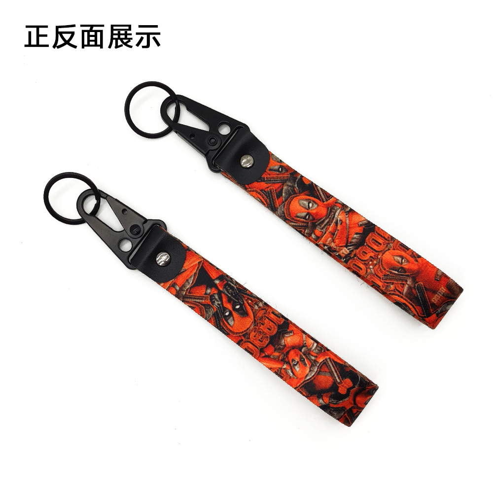 Movie The Avengers Character Keychain Keyring Keyfob Ironman Spiderman Deadpool Netby