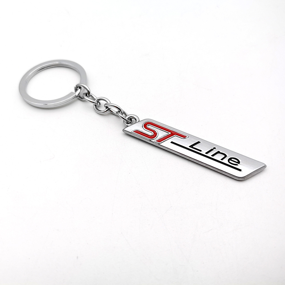 Metal Ford Mondeo Focus ST Line Car Keychain Keyring Keyfob Netby
