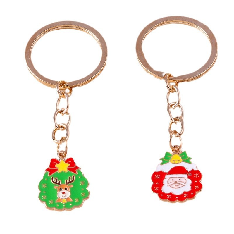 Deer Festival Christmas Keychain Keyring Netby